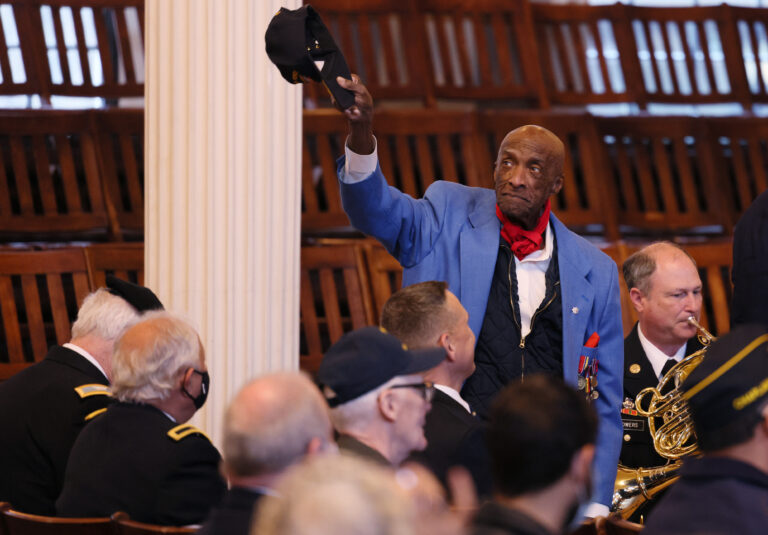 95-Year-Old Tuskegee Airman ‘Woody’ Woodhouse Honored With Two Murals In Boston Airport And New Rank