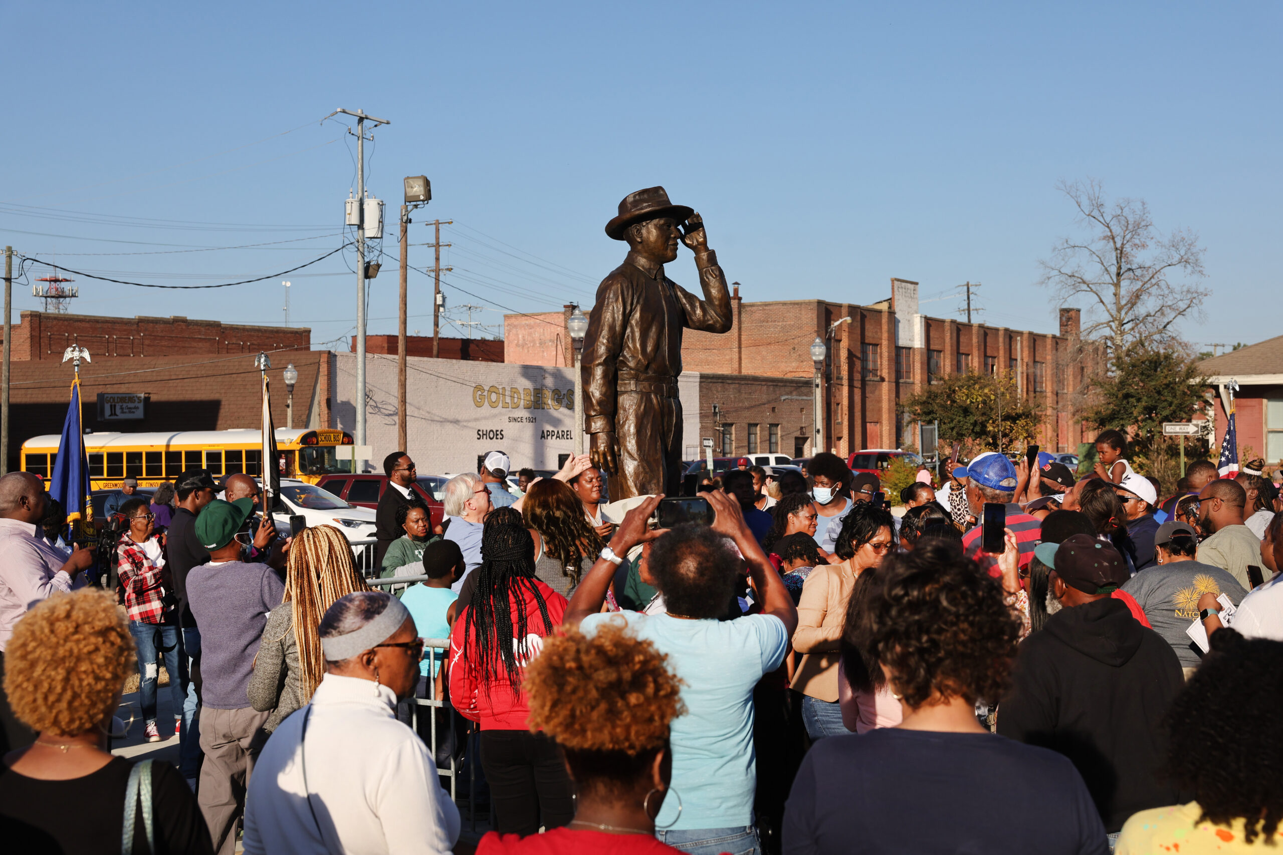 Emmett Till Statue Stands Tall In Mississippi Near Area Where He Was Abducted and Lynched