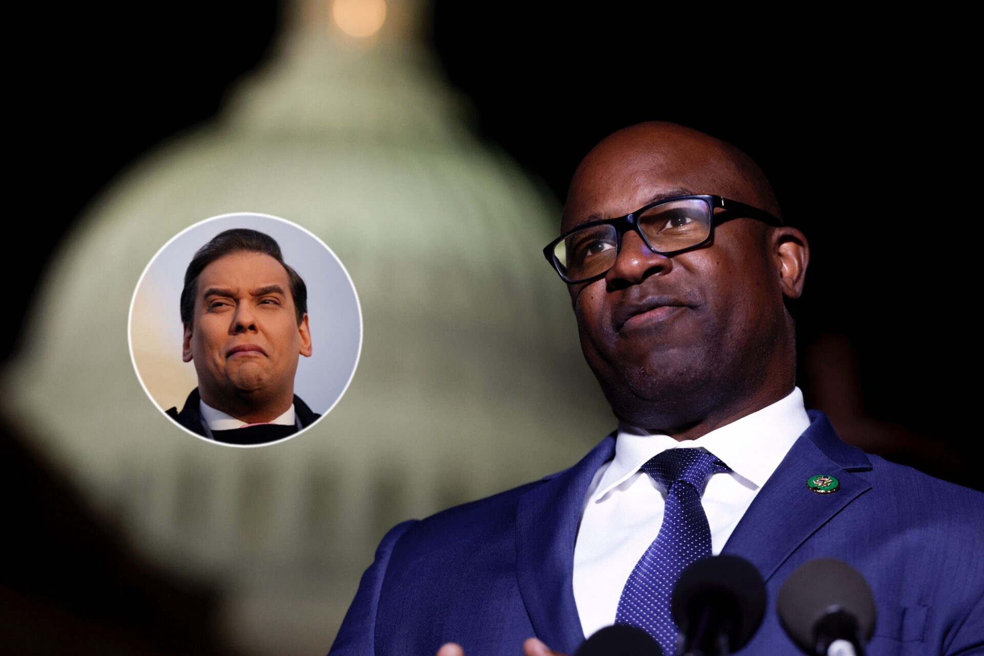 Disgraced Congressman George Santos Wants To Force A Vote To Expel Rep. Jamaal Bowman