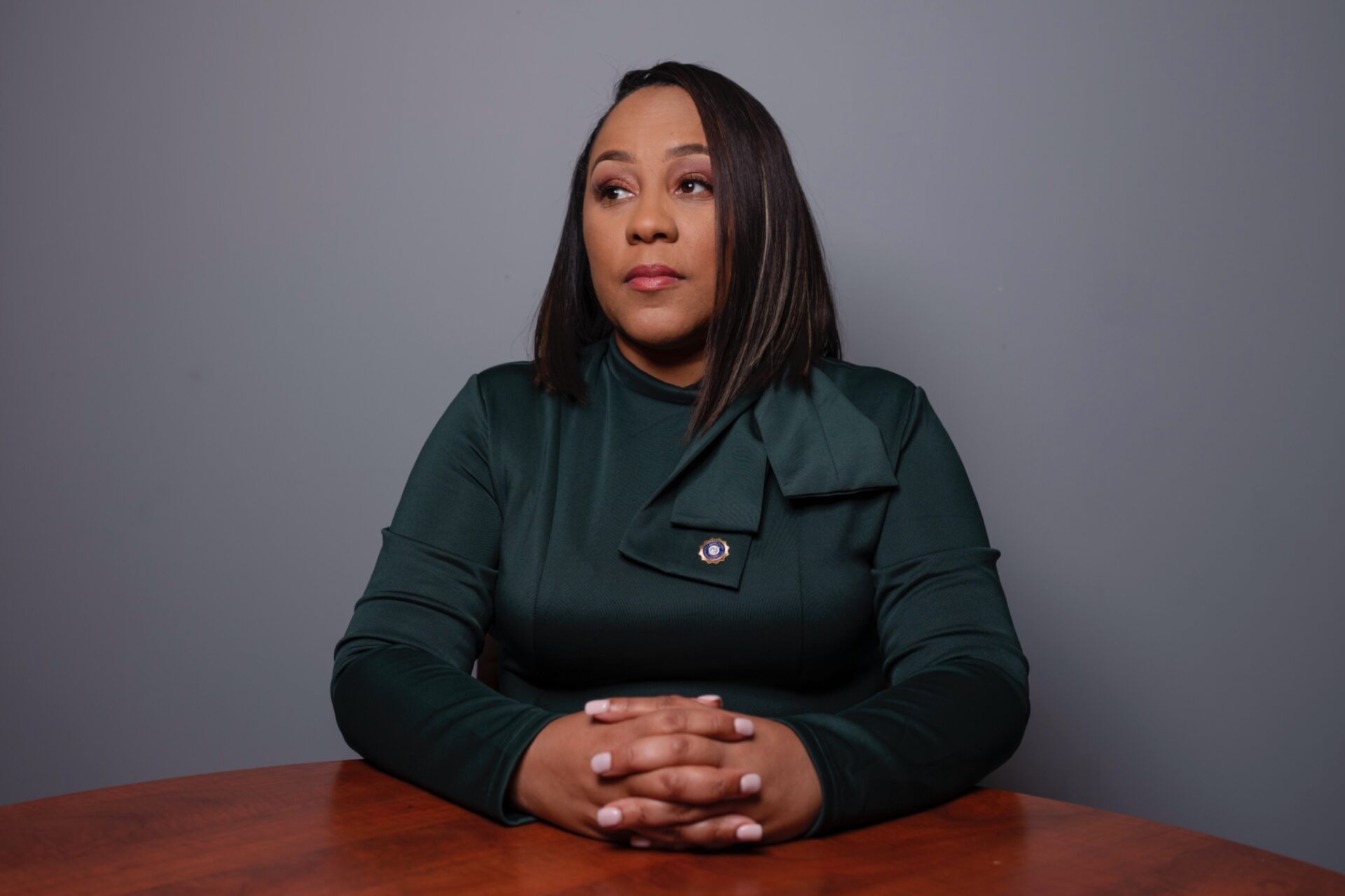 Fani Willis, office, evacuated, white powder