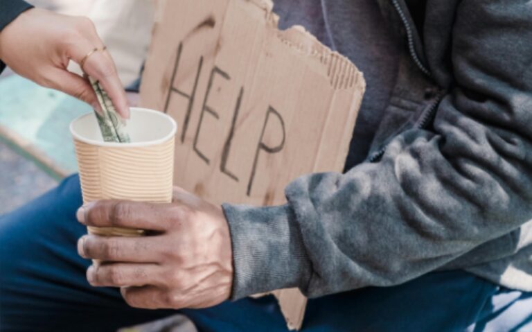 Louisiana, Homeless, Panhandling