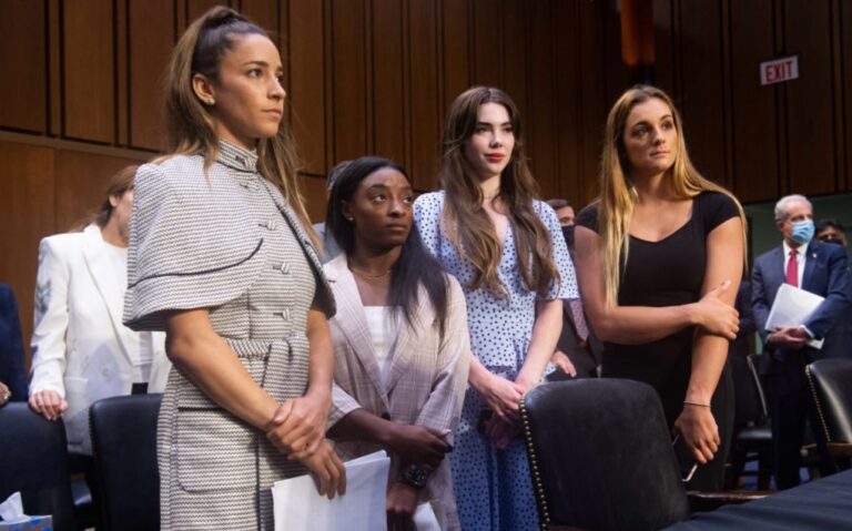 Olympic gymnasts Aly Raisman, Simone Biles, McKayla Maroney, Maggie Nichols, Inspector General, Larry Nassar, sexual abuse