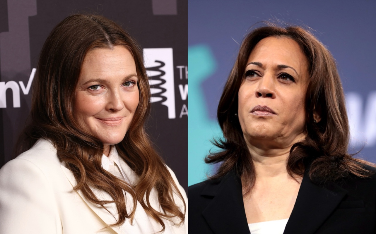 Drew Barrymore, Kamala Harris