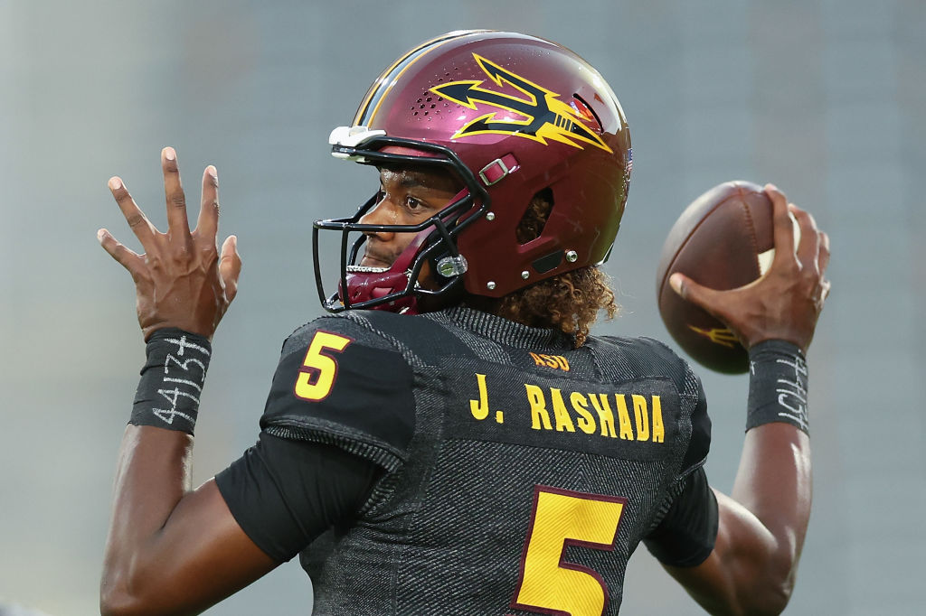 Quarterback, Jaden Rashada #5, Arizona State Sun Devils
