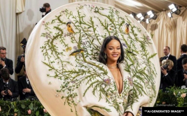 Met Gala, Rihanna, Fake AI Photos
