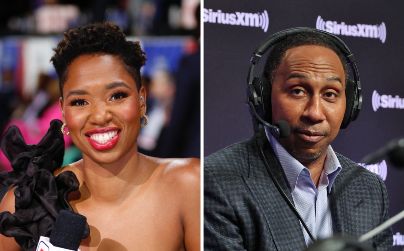 Monica McNutt, Stephen A. Smith, WNBA, ESPN First Take