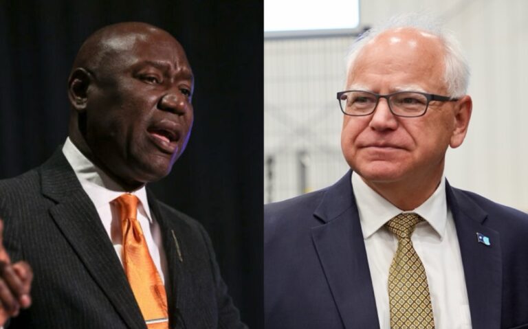 Ben Crump, George Floyd, Tim Walz