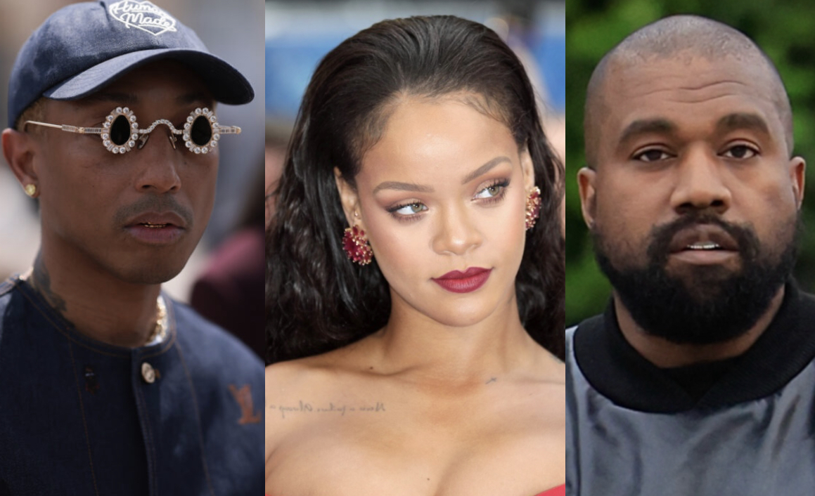 Ye, Rihanna, Pharrell