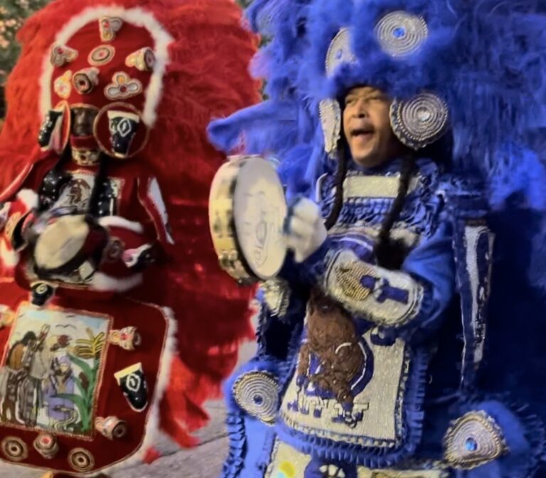 The Black Masking Indians Celebrate Resilience At Super Sunday in New Orleans
