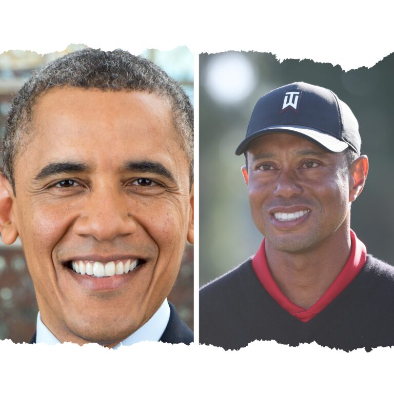 Obama, Tiger Woods
