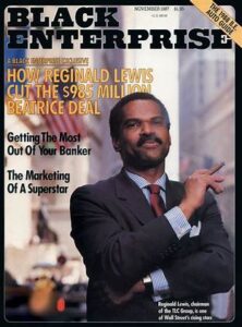 Black enterprise cover, Titan, Reginald F. Lewis, Baltimore, 1987