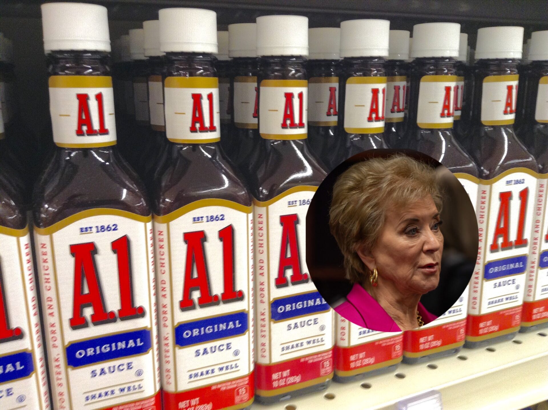 A1 Steak sauce, Linda McMahon, AI
