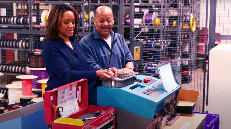 Karla Trotman and her father Jim Wallace, succession planning