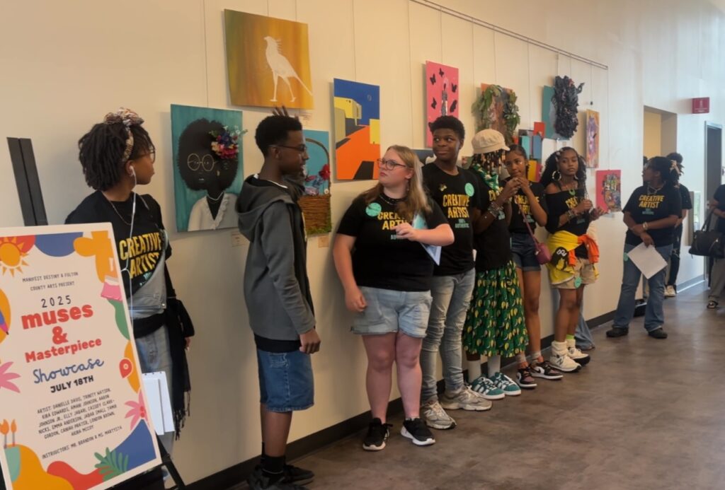 Muses & Masterpieces, Atlanta, Reyes, B-Roc(k), youth, teens, Fulton Aviation Center,