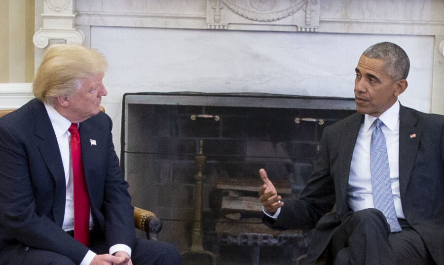 Obama and Trump