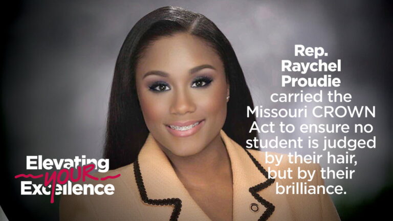 Raychel Proudie, Missouri, CROWN Act, state representative, Elevate Your Excellence