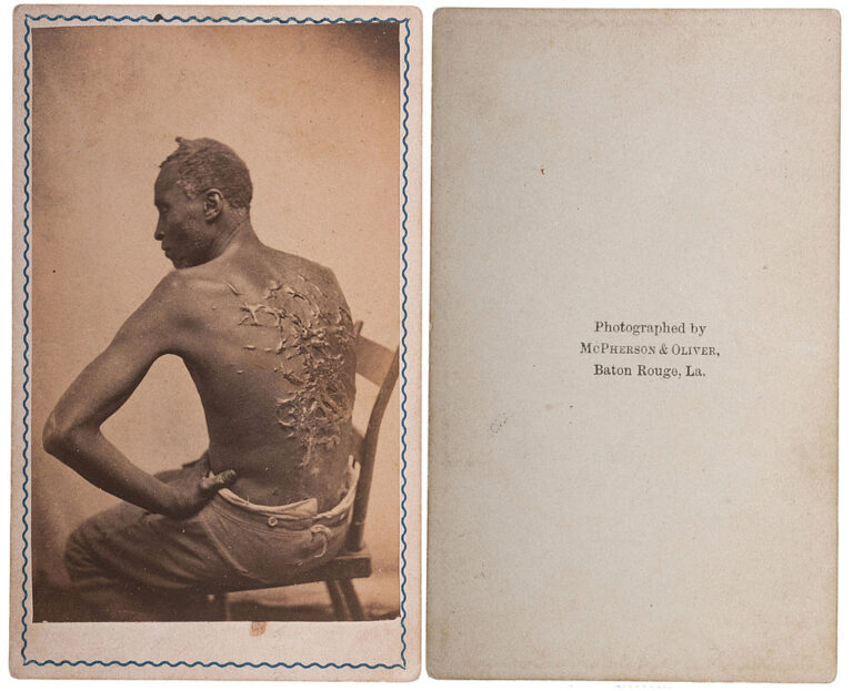 Scourged Back, Black history