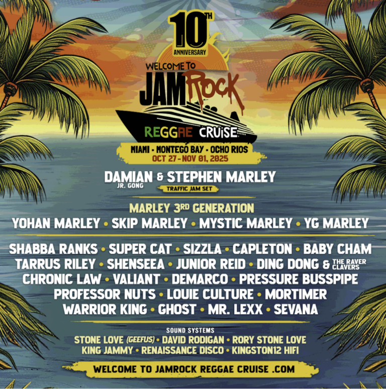 JAMROCK CRUISE, REGGAE,, JAMAICA, JAMAICAN, SHENSEEA, SHABBA, DAMIAN MARLEY